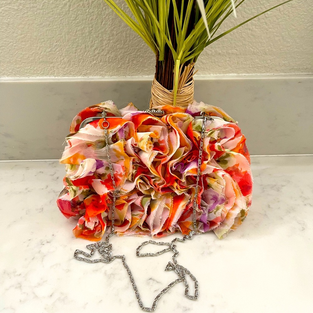 Multi-color flower purse